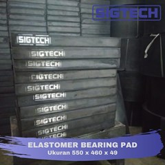 elastomer bearing pad ukuran 550 x 460 x 49