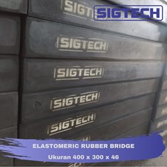 elastomeric rubber bridge ukuran 400 x 300 x 46