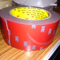 harga jual double tape 3m aft acrylic foam tape 5666 tebal 1.1mm lebar 48 mm x 4.5 mtr