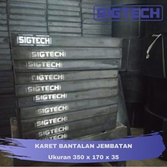 karet bantalan jembatan ukuran 350 x 170 x 35