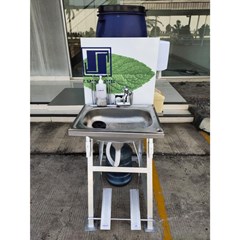 wastafel drum portable injak - type h