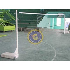 tiang net badminton portable