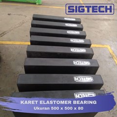 karet elastomer bearing ukuran 500 x 500 x 80