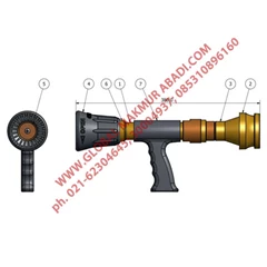 combat c-18p pistol grip nozzle