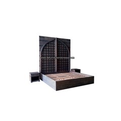 tempat tidur riyadh mewah kerajinan kayu 