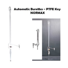 buret otomatis clear 25 ml - automatic buret 25 ml - normax