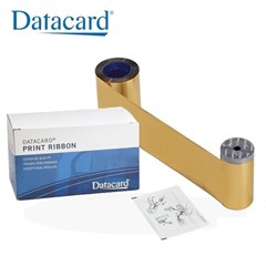 ribbon printer datacard gold metallic pn: 532000-055