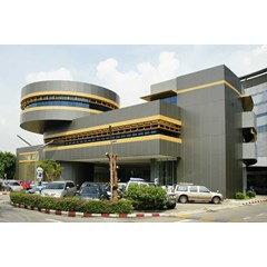 pemasangan aluminium composite panel/acp