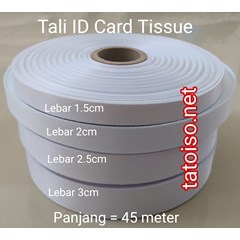 bahan tali id card tissue, bahan pita id card sublim, bahan tali tissu, bahan pita tisu