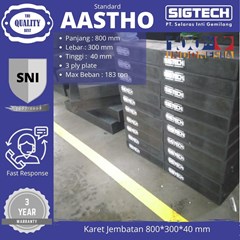 karet jembatan sigtech 800*300*40 mm