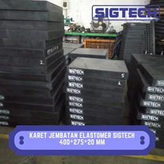 karet jembatan elastomer sigtech 400*275*20 mm