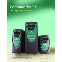 nidec emerson inverter servo drive commander sk - sk3505, sk3506, sk3507