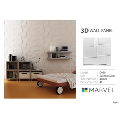 wall panel 3d dinding// wallpanell pvc interior motif square