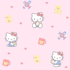 wallpaper roll dinding motif kartun hello kitty/kartun anak/children