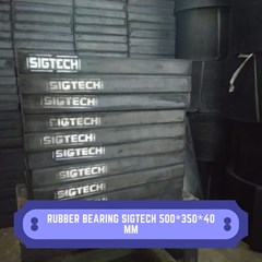 rubber bearing sigtech 500*350*40 mm