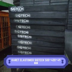karet elastomer sigtech 500*420*49 mm