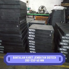 bantalan karet jembatan sigtech 280*250*60 mm
