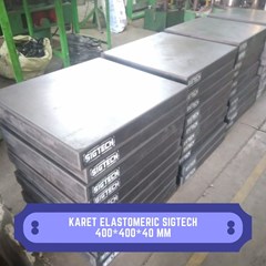 karet elastomeric sigtech 400*400*40 mm