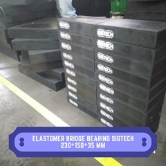 elastomer bridge bearing sigtech 230*150*35 mm