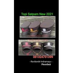topi satpam baru kwalitas 081324731399