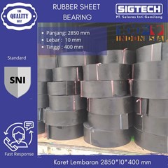 karet lembaran sigtech 2850*10*400 mm