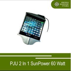 supplier lampu pju 2 in 1 sun power 60 watt