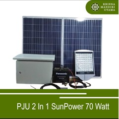 distributor lampu pju 2 in 1 sun power 70 watt