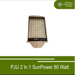 lampu pju 2 in 1 sun power 80 watt