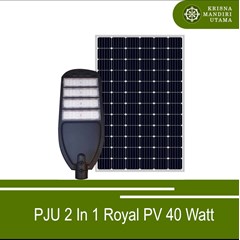 supplier lampu pju 2 in 1 royal pv 40 watt