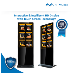 free standing digital signage 49 inch - touch screen 