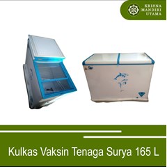 supplier kulkas vaksin tenaga surya 165 l