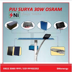 paket lampu pju surya osram 30watt