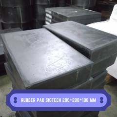 rubber pad sigtech 200*200*100 mm