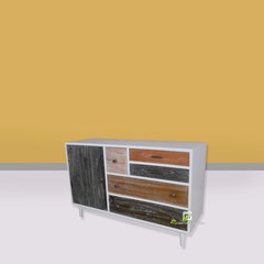 nakas minimalis kombinasi cantik kerajinan kayu