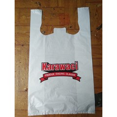 kantong plastik custom - putih susu