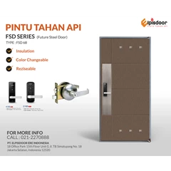 pintu tahan api fsd series 68 (future steel door)