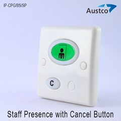 nurse call ip staff presence with cancel button
