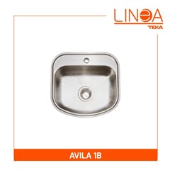 linea teka kitchen sink avila 1b top mount