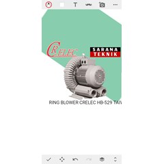 crelec ring blower type hb-529