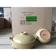 mangkok tutup keramik casserole