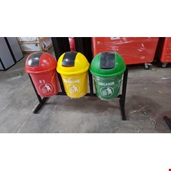tempat sampah fiber bulat 40 liter