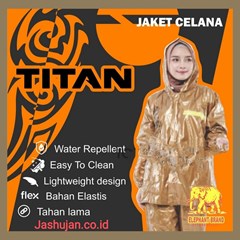 jas hujan jaket celana titan