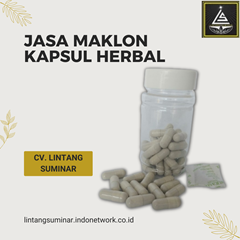 jasa maklon kapsul herbal