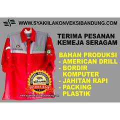 jasa konveksi kemeja panwaslu murah bandung