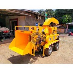 mesin wood chipper, brush chipper