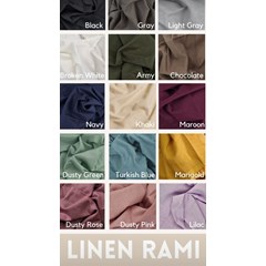 kain linen rami