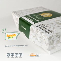 paper lunch box foodgrade large