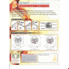 turbin ventilator denko 24 inch - harga murah - mr umar dalton 
