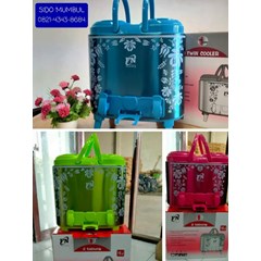 twin cooler water jug aluminium