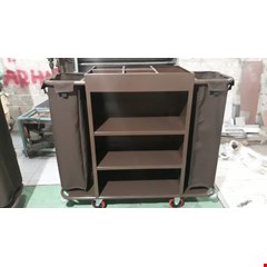 house keeping trolley brown 